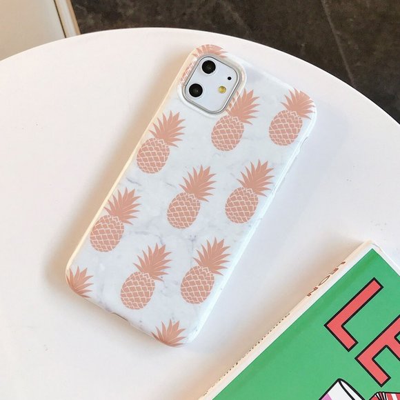 Accessories - *NEW iPhone 11/Pro/XR Marble Pineapple Case